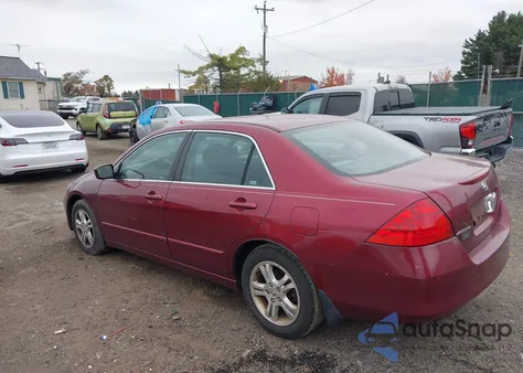 2006 Honda Accord 2.4 Se из США, поврежденный, VIN 1HGCM56336A085856
